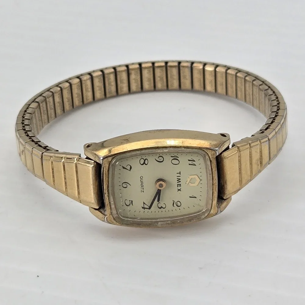 Vintage Timex K CELL Gold Tone Quartz Women's Watch‎